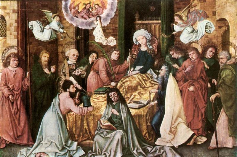 HOLBEIN, Hans the Elder Death of the Virgin af Germany oil painting art